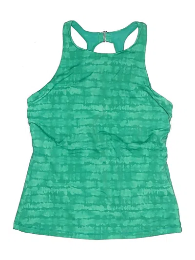 Pre-owned Athleta Swimsuit Top Green Swimwear