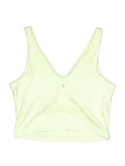 Pre-owned Athleta Swimsuit Top Green Swimwear