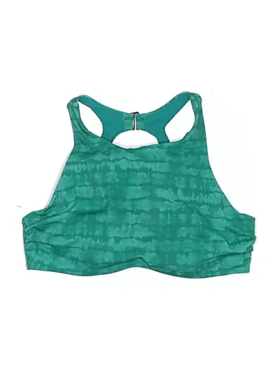 Pre-owned Athleta Swimsuit Top Green Swimwear