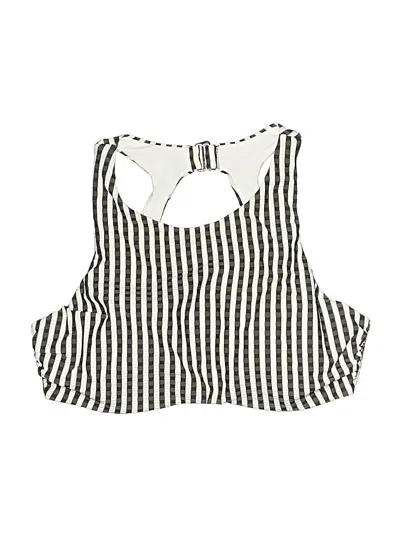 Pre-owned Athleta Swimsuit Top Ivory Swimwear