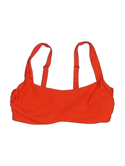 Pre-owned Athleta Swimsuit Top Orange Swimwear