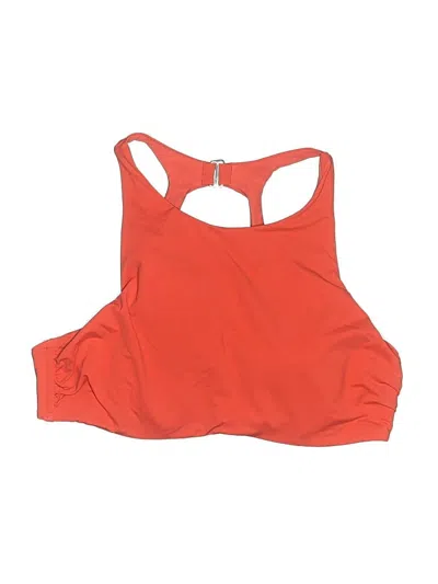 Pre-owned Athleta Swimsuit Top Orange Swimwear