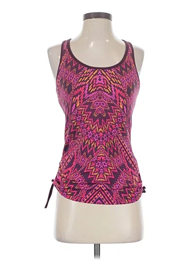Pre-owned Athleta Swimsuit Top Pink Halter Neckline Swimwear