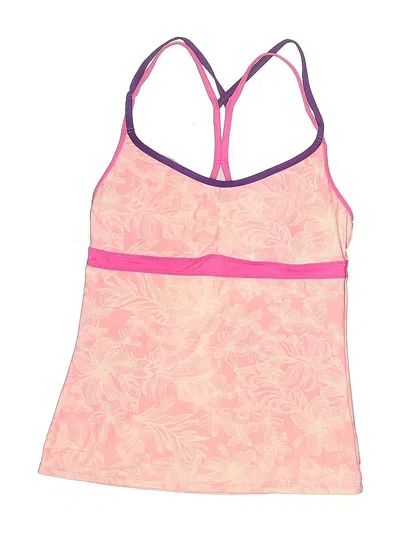 Pre-owned Athleta Swimsuit Top Pink Swimwear