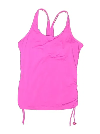Pre-owned Athleta Swimsuit Top Pink Swimwear