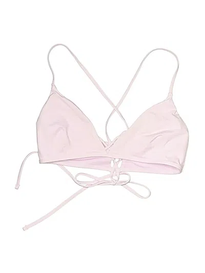 Pre-owned Athleta Swimsuit Top Pink Swimwear