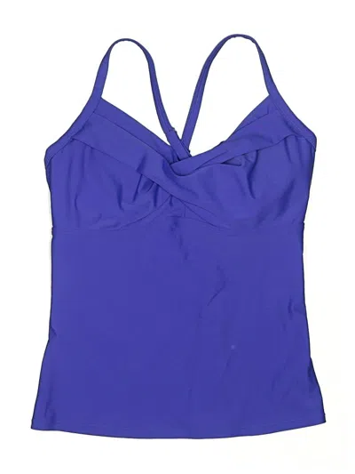 Pre-owned Athleta Swimsuit Top Purple Swimwear