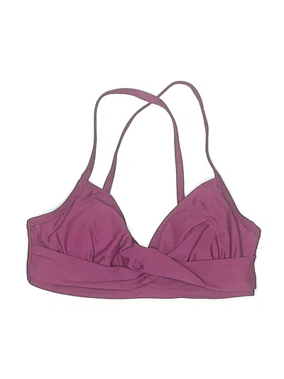 Pre-owned Athleta Swimsuit Top Purple Swimwear