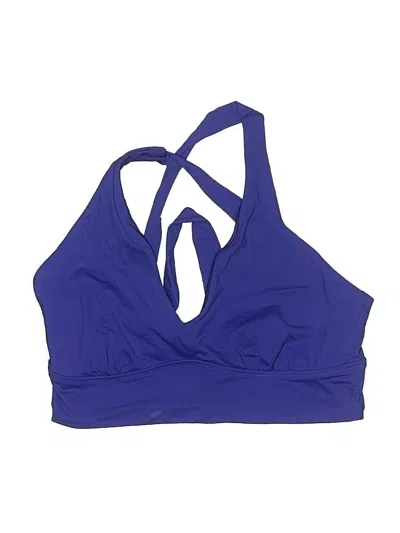 Pre-owned Athleta Swimsuit Top Purple Swimwear