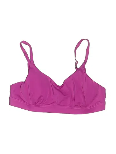 Pre-owned Athleta Swimsuit Top Purple Swimwear