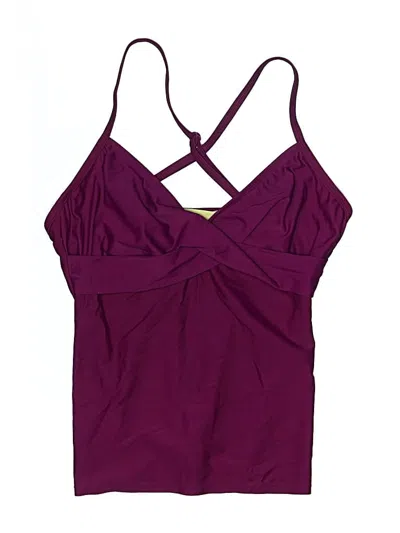 Pre-owned Athleta Swimsuit Top Purple Swimwear