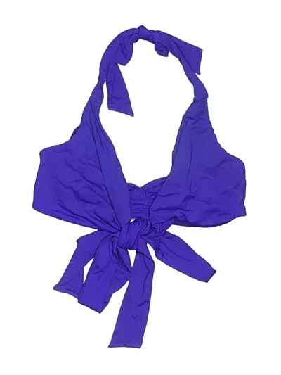 Pre-owned Athleta Swimsuit Top Purple Swimwear