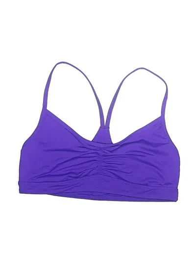Pre-owned Athleta Swimsuit Top Purple Swimwear