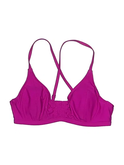 Pre-owned Athleta Swimsuit Top Purple Swimwear