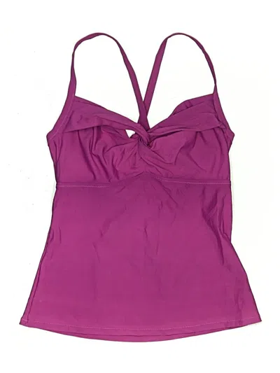 Pre-owned Athleta Swimsuit Top Purple Swimwear