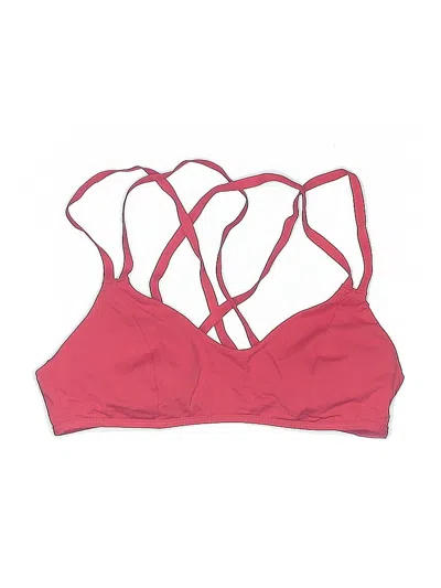 Pre-owned Athleta Swimsuit Top Red Swimwear