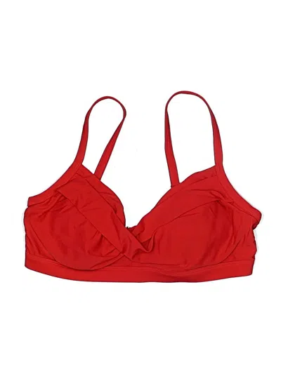 Pre-owned Athleta Swimsuit Top Red Swimwear
