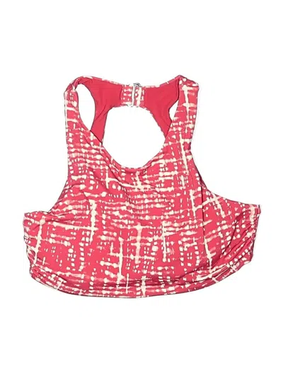 Pre-owned Athleta Swimsuit Top Red Swimwear