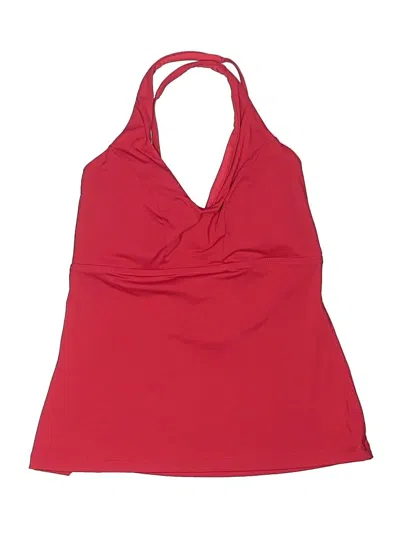 Pre-owned Athleta Swimsuit Top Red Swimwear