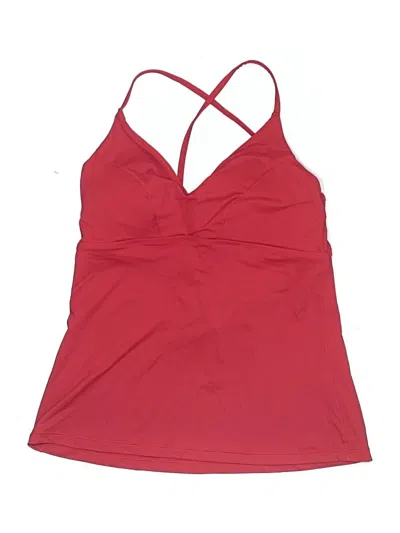 Pre-owned Athleta Swimsuit Top Red Swimwear