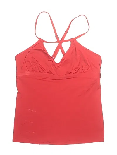 Pre-owned Athleta Swimsuit Top Red Swimwear
