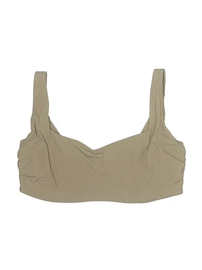 Pre-owned Athleta Swimsuit Top Tan Swimwear