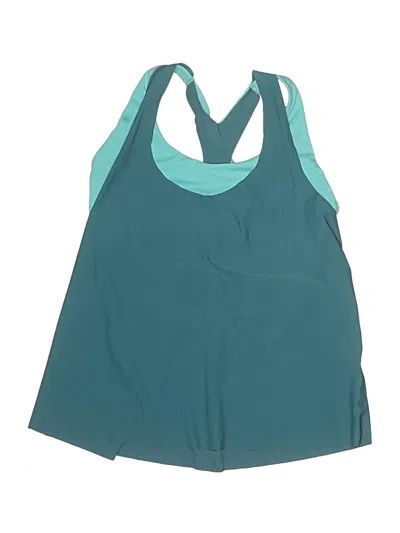 Pre-owned Athleta Swimsuit Top Teal Swimwear