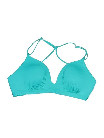 Pre-owned Athleta Swimsuit Top Teal Swimwear