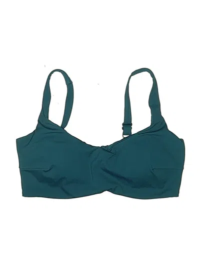 Pre-owned Athleta Swimsuit Top Teal Swimwear