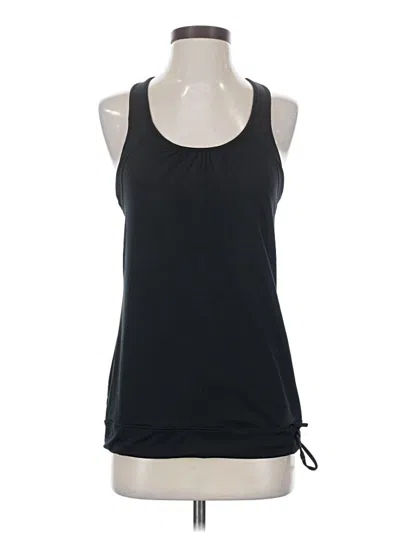 Pre-owned Athleta Tank Top Black Crew Neck Tops