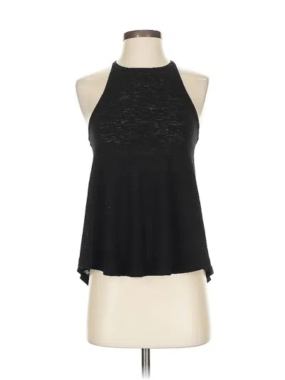 Pre-owned Athleta Tank Top Black Halter Neckline Tops