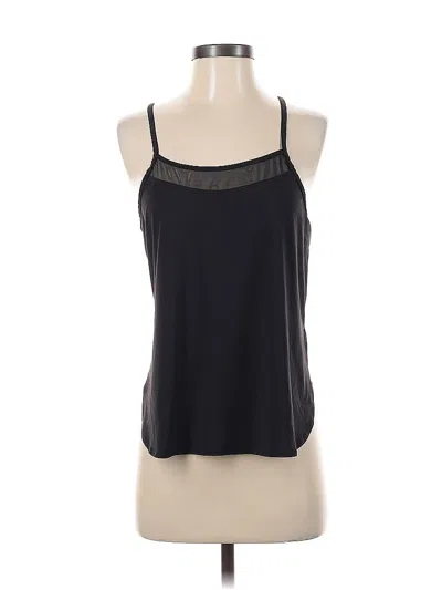 Pre-owned Athleta Tank Top Black Halter Neckline Tops