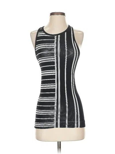 Pre-owned Athleta Tank Top Black Halter Neckline Tops