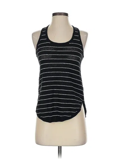 Pre-owned Athleta Tank Top Black Halter Neckline Tops