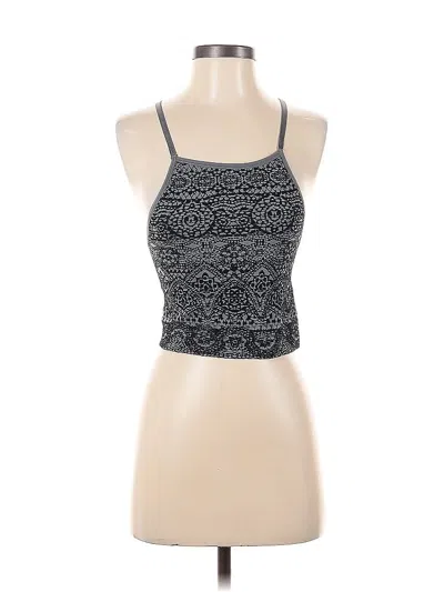 Pre-owned Athleta Tank Top Black Halter Neckline Tops