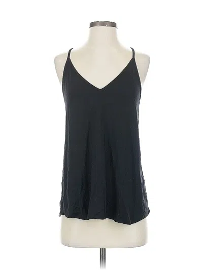 Pre-owned Athleta Tank Top Black Halter Neckline Tops