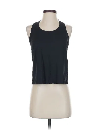 Pre-owned Athleta Tank Top Black Halter Neckline Tops