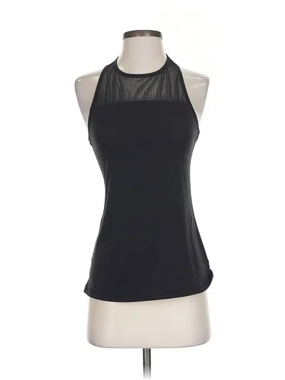 Pre-owned Athleta Tank Top Black Halter Neckline Tops