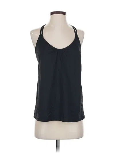 Pre-owned Athleta Tank Top Black Halter Neckline Tops