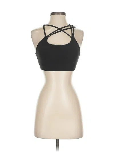 Pre-owned Athleta Tank Top Black Halter Neckline Tops
