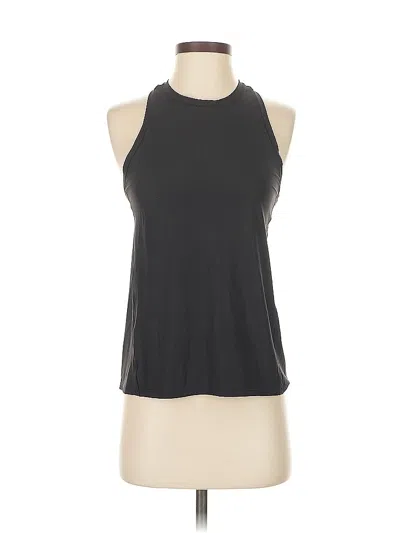 Pre-owned Athleta Tank Top Black Halter Neckline Tops