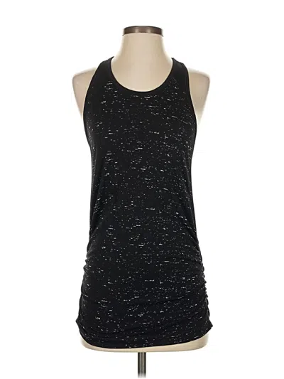 Pre-owned Athleta Tank Top Black Halter Neckline Tops