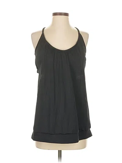 Pre-owned Athleta Tank Top Black Halter Neckline Tops