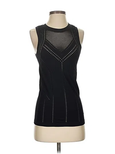 Pre-owned Athleta Tank Top Black Halter Neckline Tops