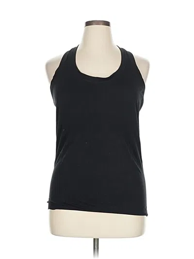 Pre-owned Athleta Tank Top Black Halter Neckline Tops