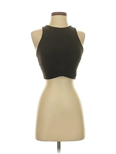 Pre-owned Athleta Tank Top Black Halter Neckline Tops