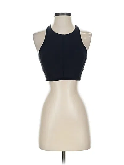 Pre-owned Athleta Tank Top Black Halter Neckline Tops
