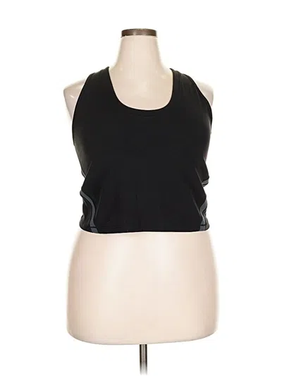 Pre-owned Athleta Tank Top Black Halter Neckline Tops