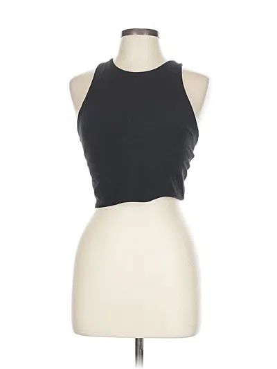 Pre-owned Athleta Tank Top Black Halter Neckline Tops