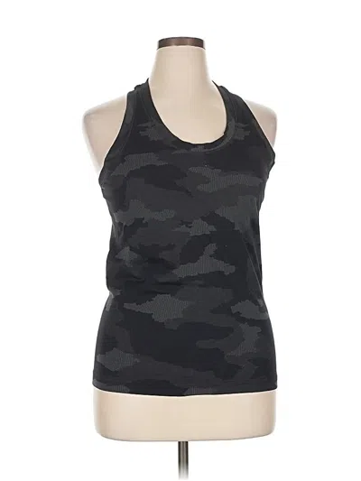 Pre-owned Athleta Tank Top Black Halter Neckline Tops